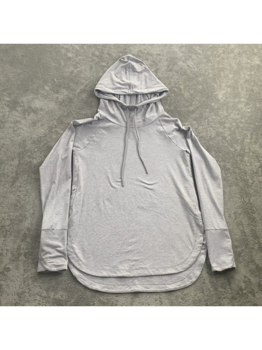 Athleta Uptempo Hoodie Womens XS Gray Sweatshirt Long Sleeve Athleisure Workout
